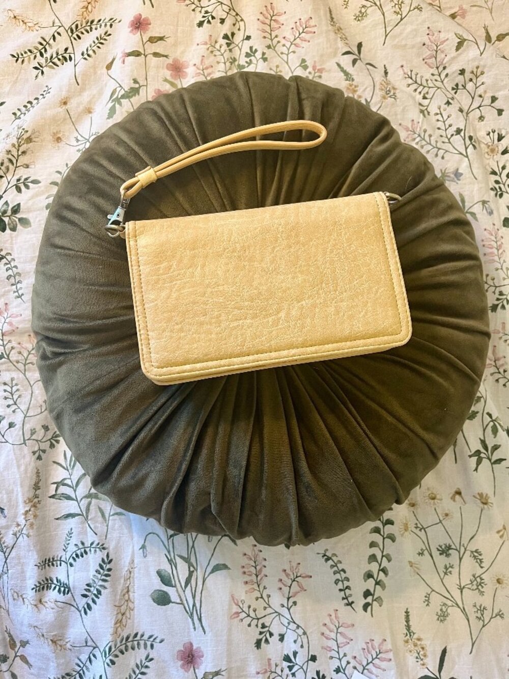 Honey Tan Joy Susan Convertible Wallet Crossbody/Wristlet/Clutch